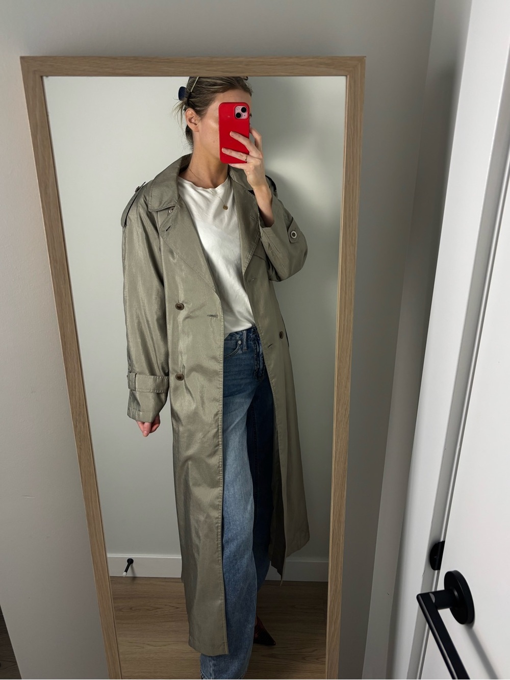 Vintage lightweight trench coat
